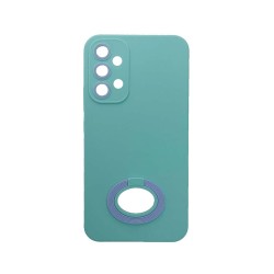 Capa de Silicone com Anel de Suporte para Samsung Galaxy A13 4g Verde Capa de Silicone com Anel de Suporte para Samsung Galaxy A13 4g Verde